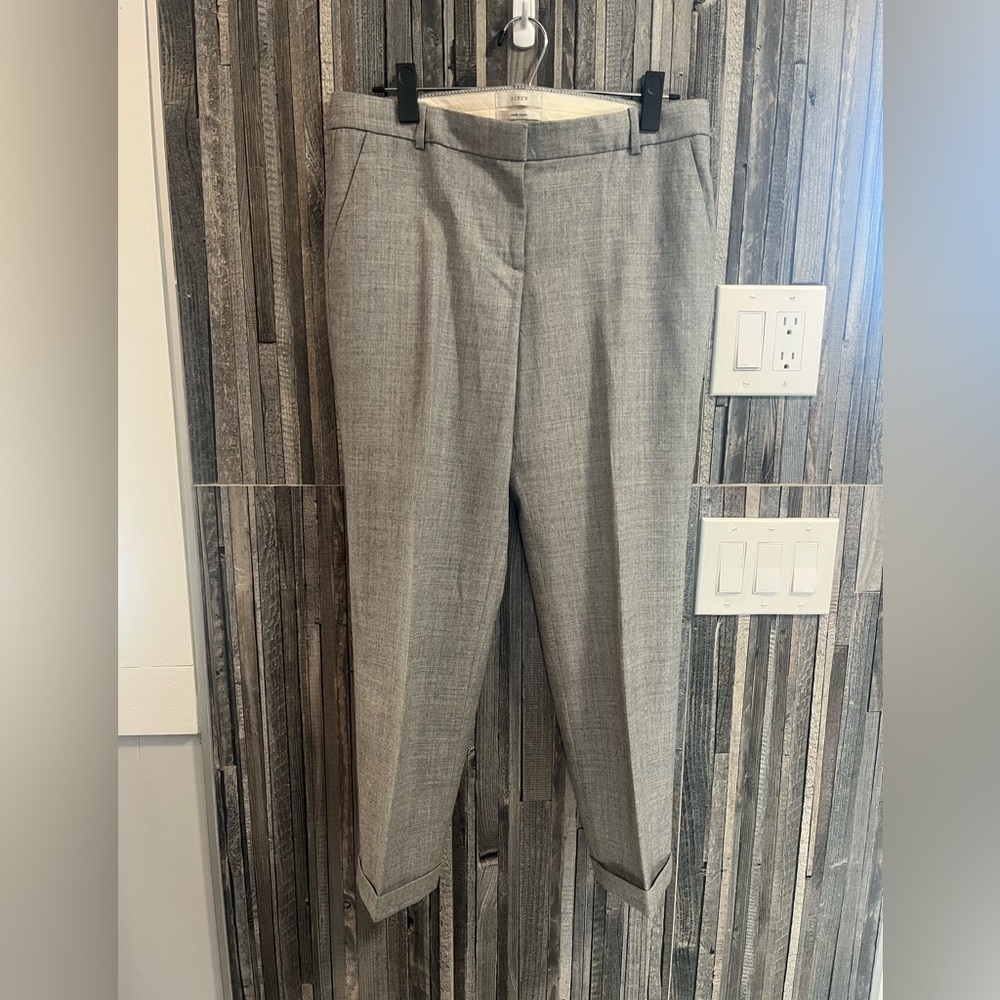 Women’s J Crew Cafe Capri wool pants size 6